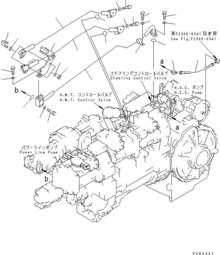 Трубка 17A-49-15641 KOMATSU