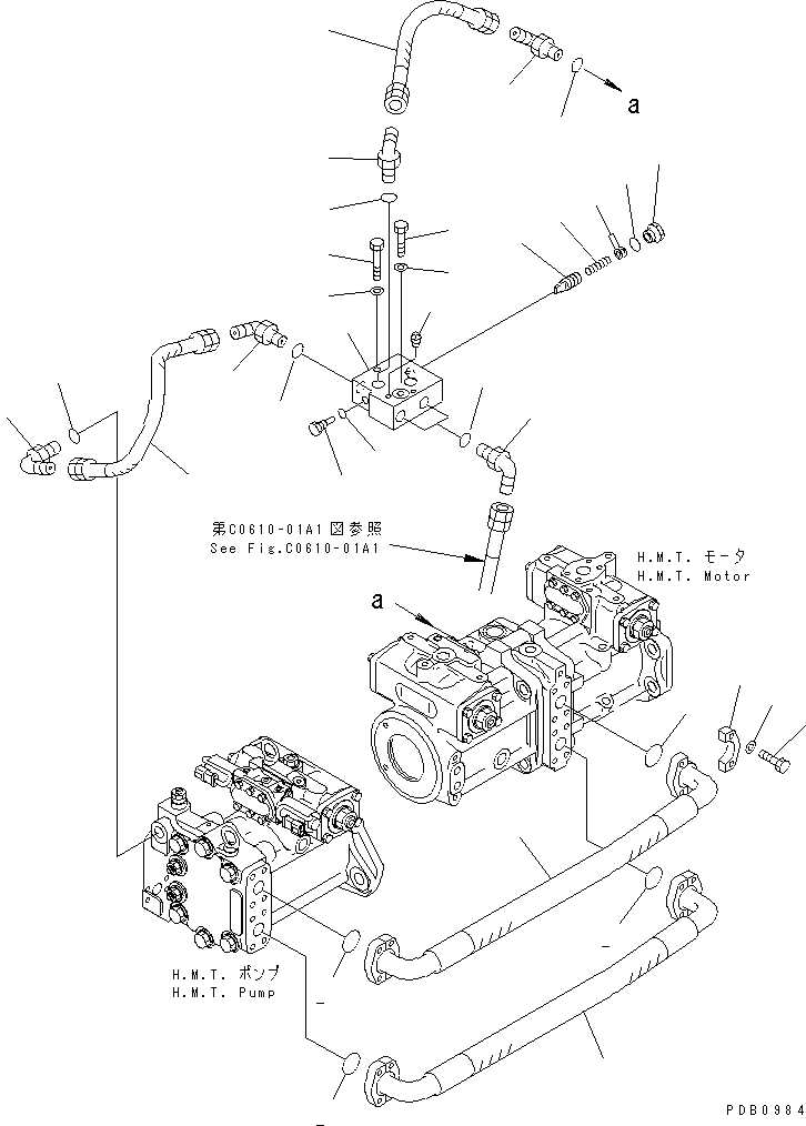 Шланг 17A-49-18131 KOMATSU