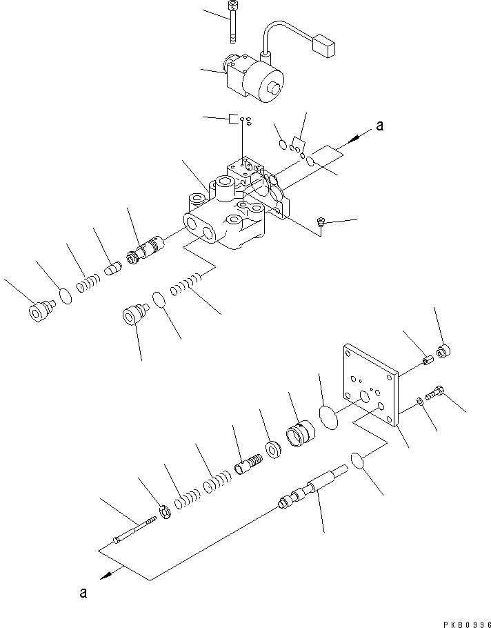 Золотник 17A-40-12170 KOMATSU