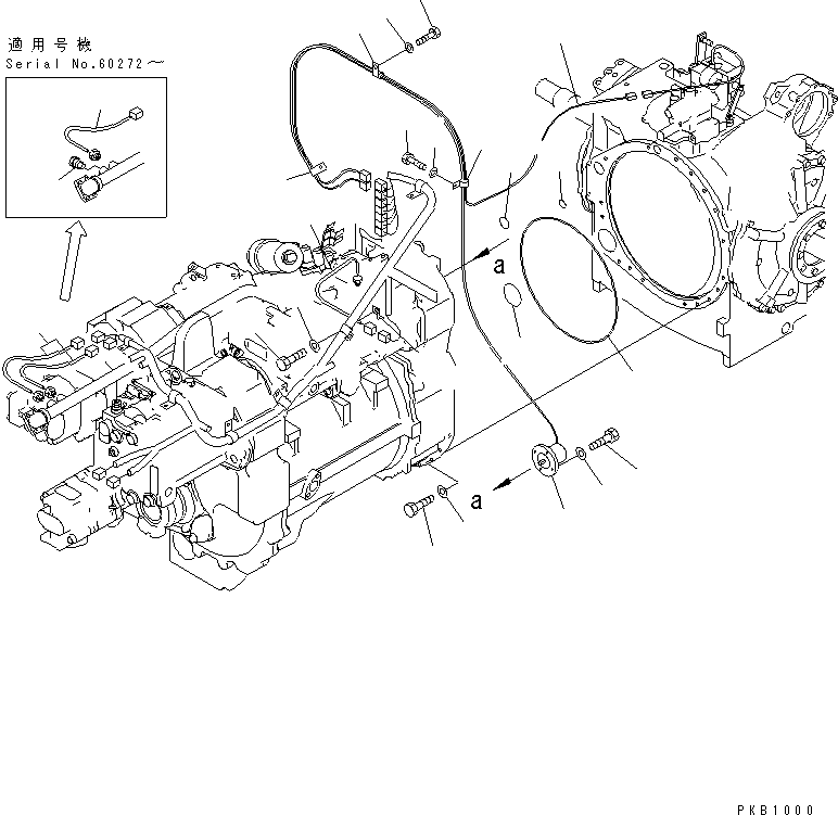 Жгут проводов 17A-06-11631 KOMATSU