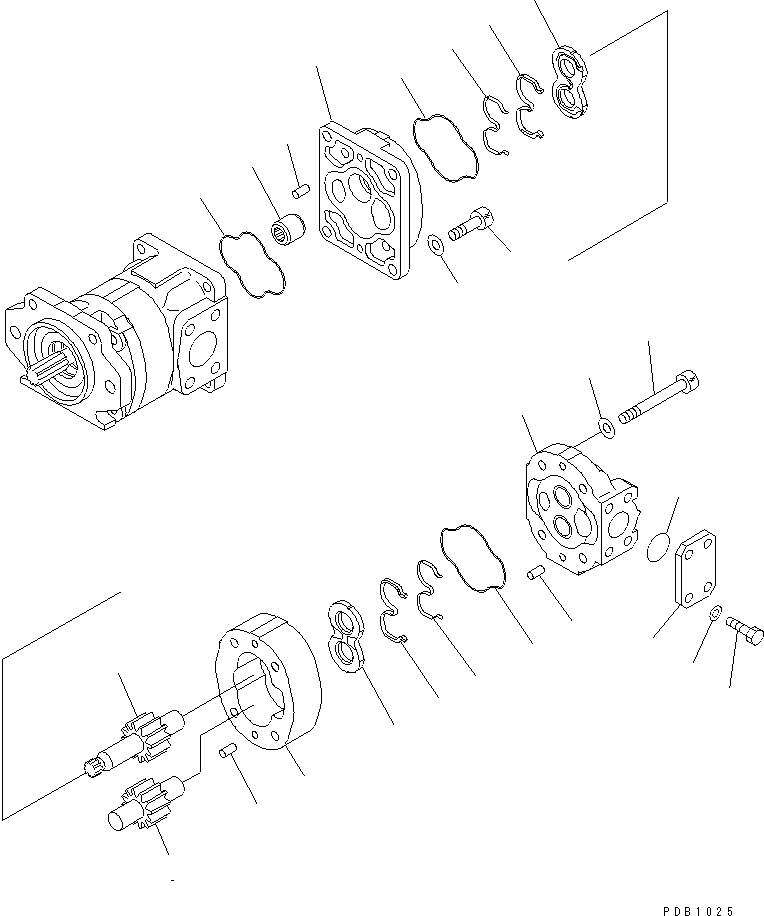 PUMP ASS'Y,(SAL100) 705-11-38530 KOMATSU