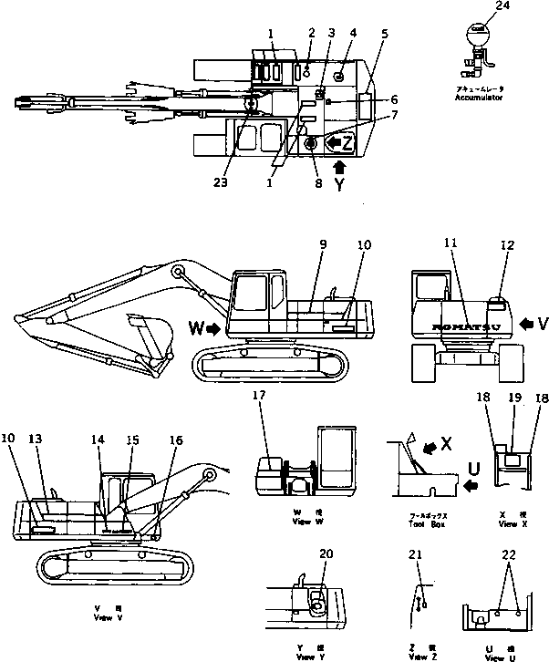 Пластина 206-00-42260 KOMATSU