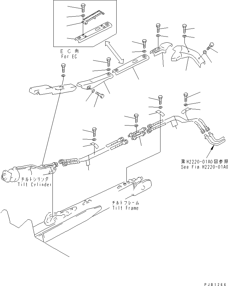 COVER,(FOR EC) 154-71-32220 KOMATSU