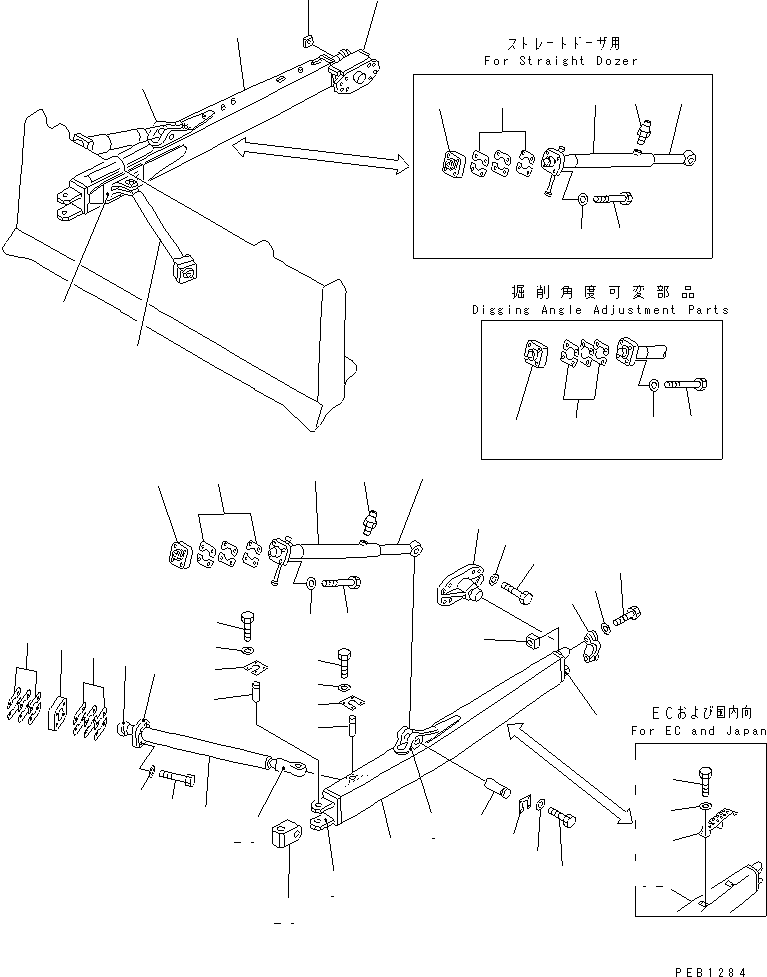 FRAME,L.H. (FOR JAPAN) 154-929-3240 KOMATSU