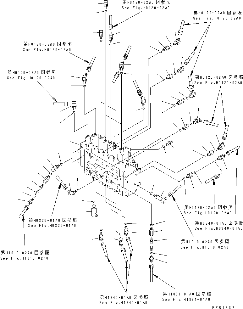CONTROL VALVE,(SEE FIG.Y1662-01A0) (\0\723-47-16101) KOMATSU