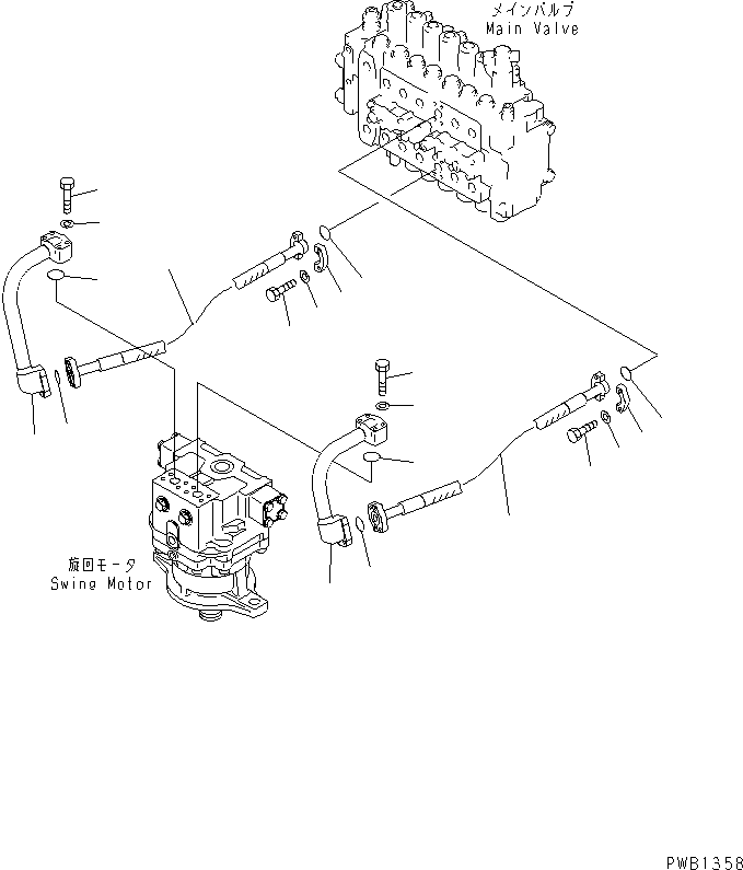 Шланг 07099-11008 KOMATSU