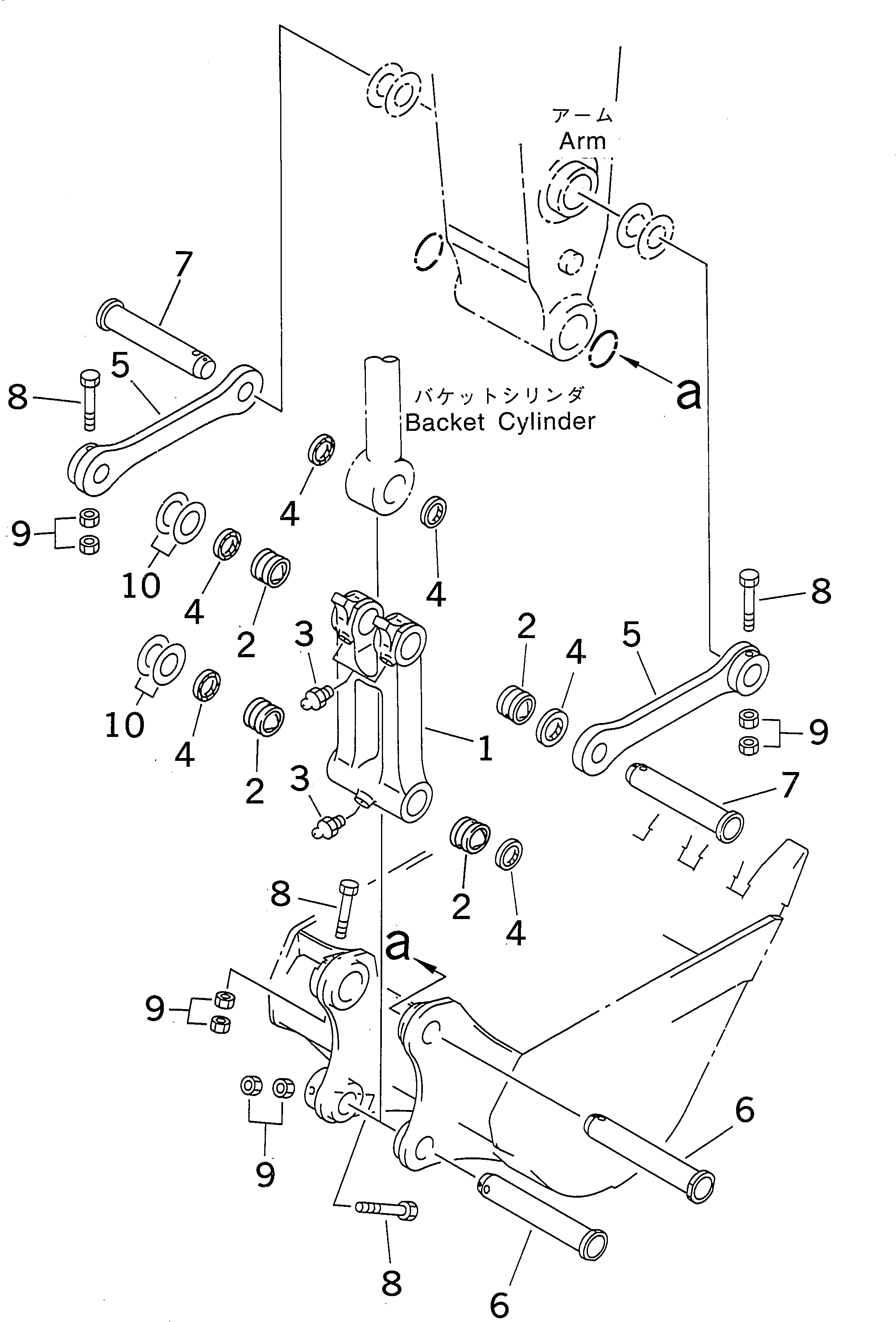 Палец 207-70-61260 KOMATSU