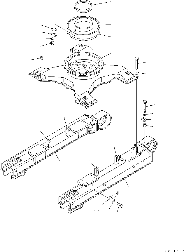 FRAME,CENTER 208-30-65110 KOMATSU