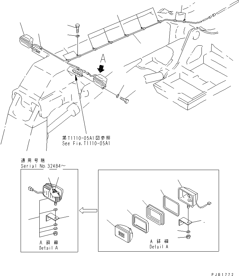 Жгут проводов 208-06-67151 KOMATSU