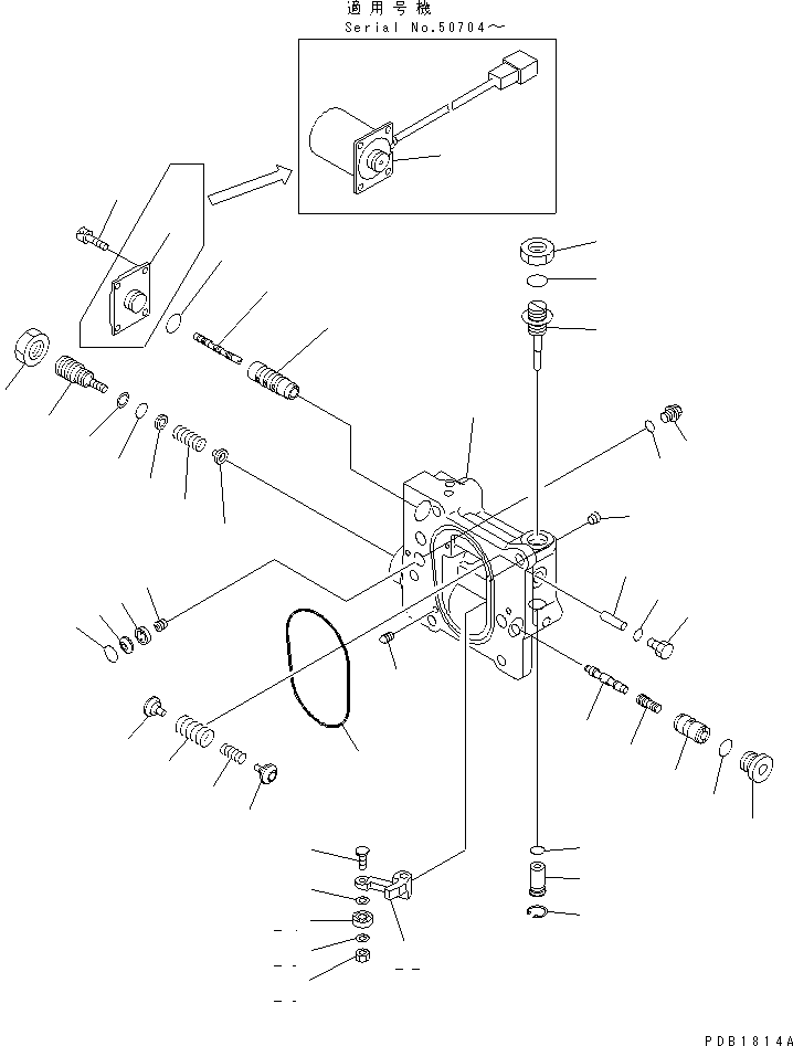 SERVO VALVE ASS'Y 708-2L-03613 KOMATSU