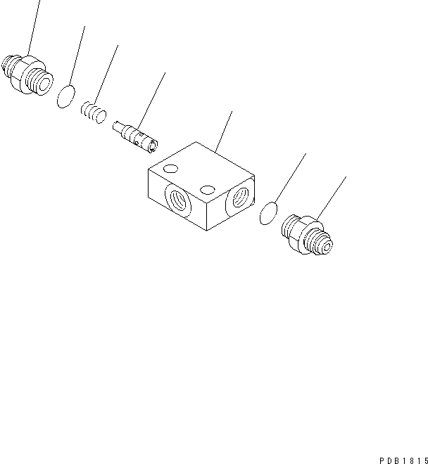 Соединительный штуцер 723-90-51140 KOMATSU