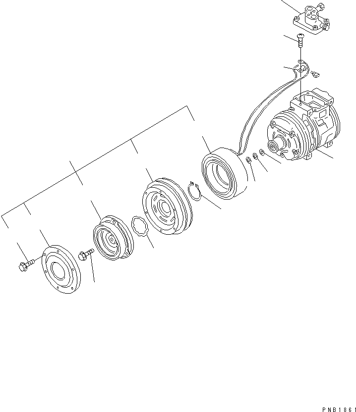 компрессор \0\198-911-9580 KOMATSU