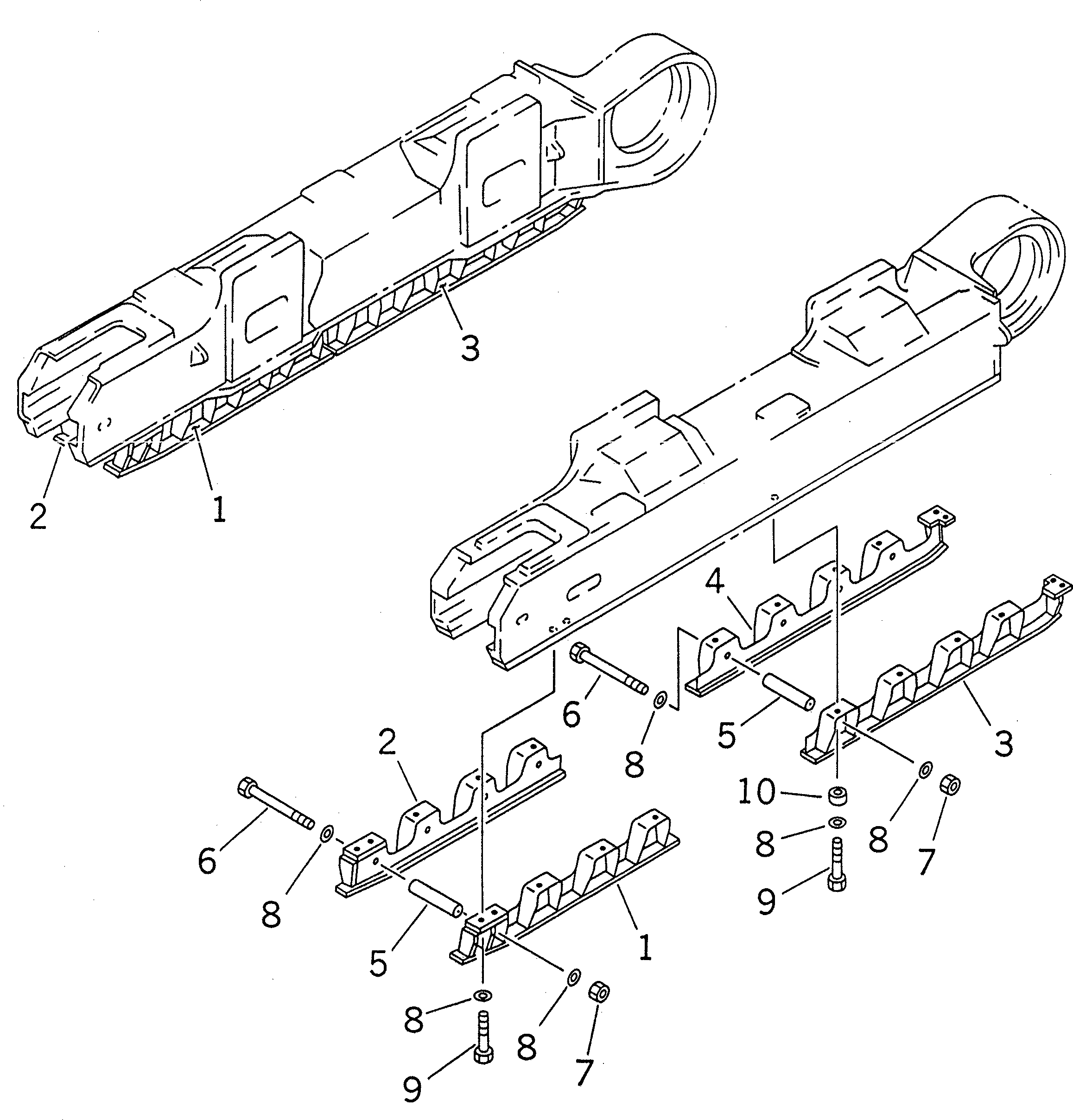 Ограждение правое 21T-30-71540 KOMATSU