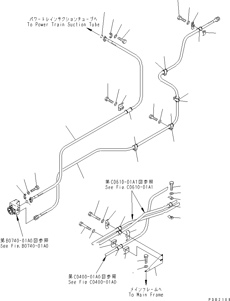 Шланг 07123-00540 KOMATSU