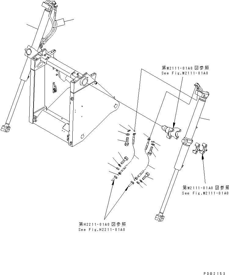 CYLINDER GROUP,L.H. ((\8\17A-63-X2110)) KOMATSU
