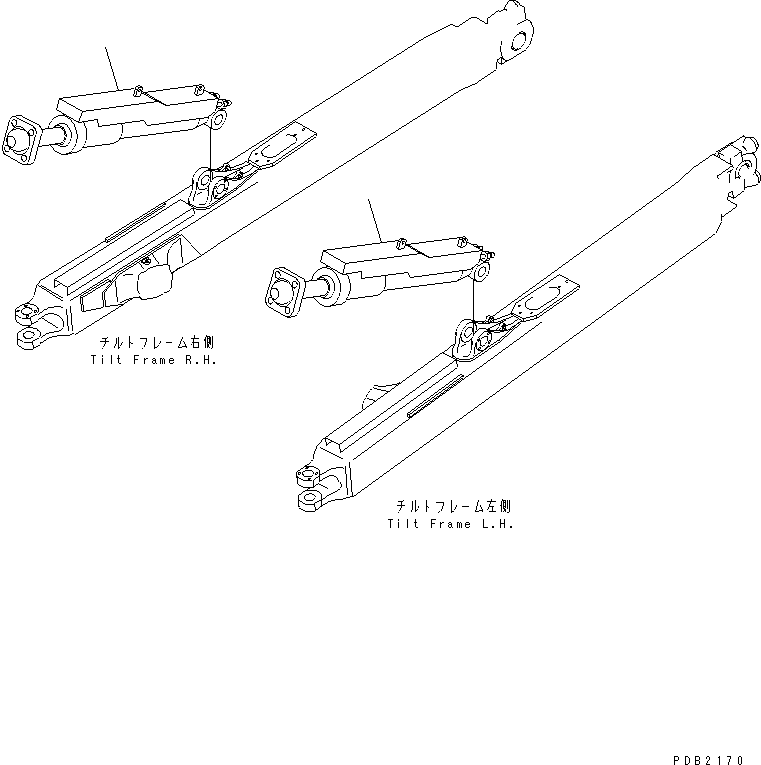 CYLINDER GROUP,PITCH (17A-63-X2191) KOMATSU