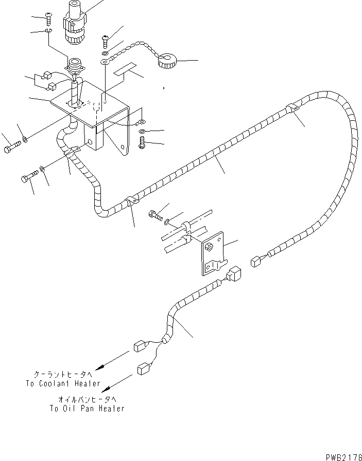 Жгут проводов 17A-06-13630 KOMATSU