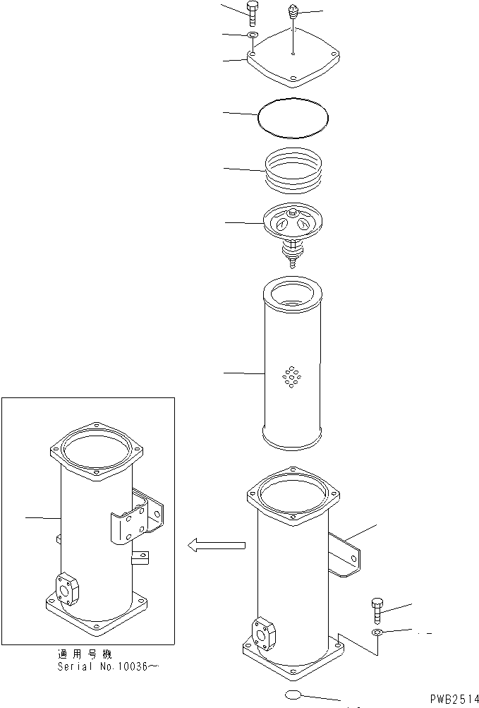 Корпус 19M-49-22110 KOMATSU