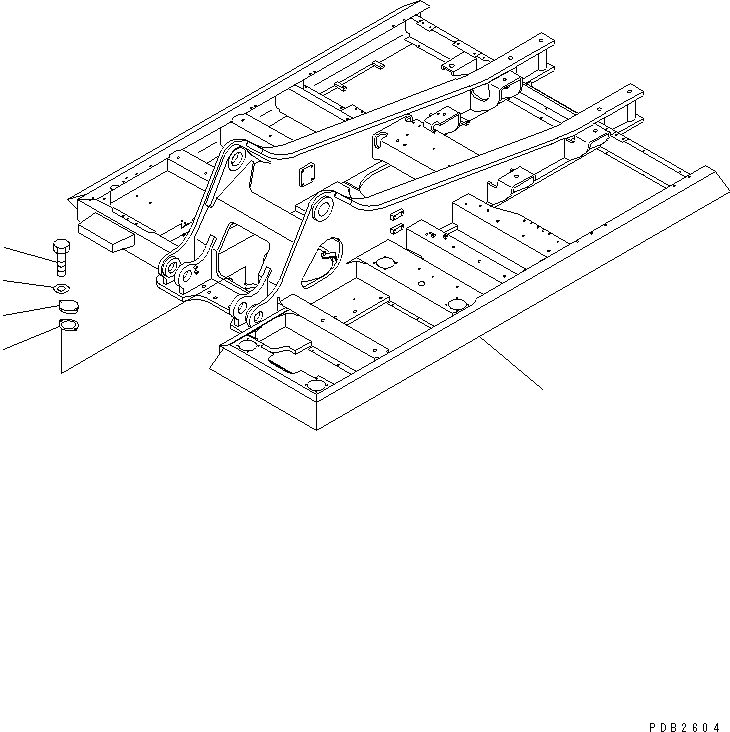 Рама 207-46-61210 KOMATSU