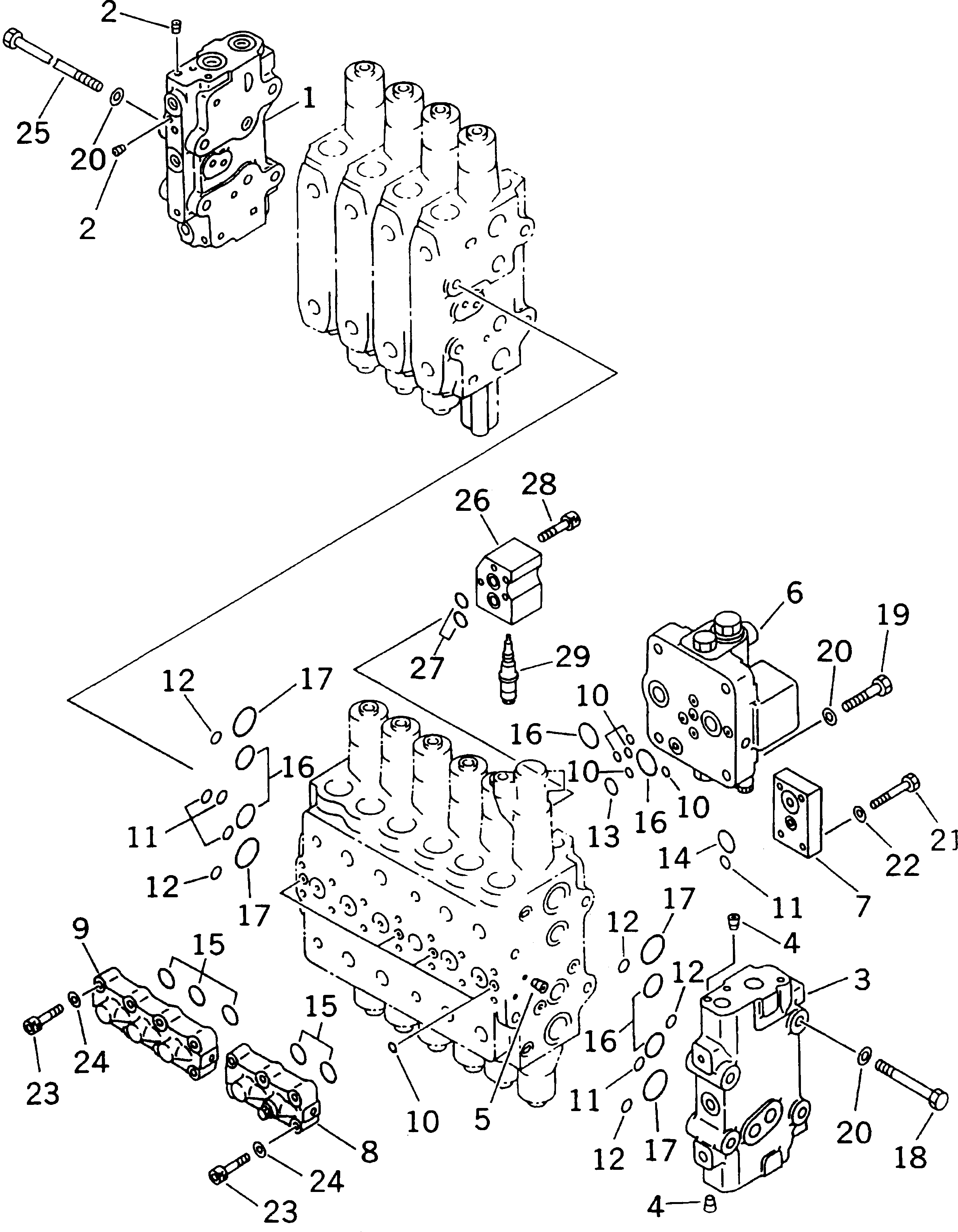Клапан в сборе 8248-60-1200 KOMATSU