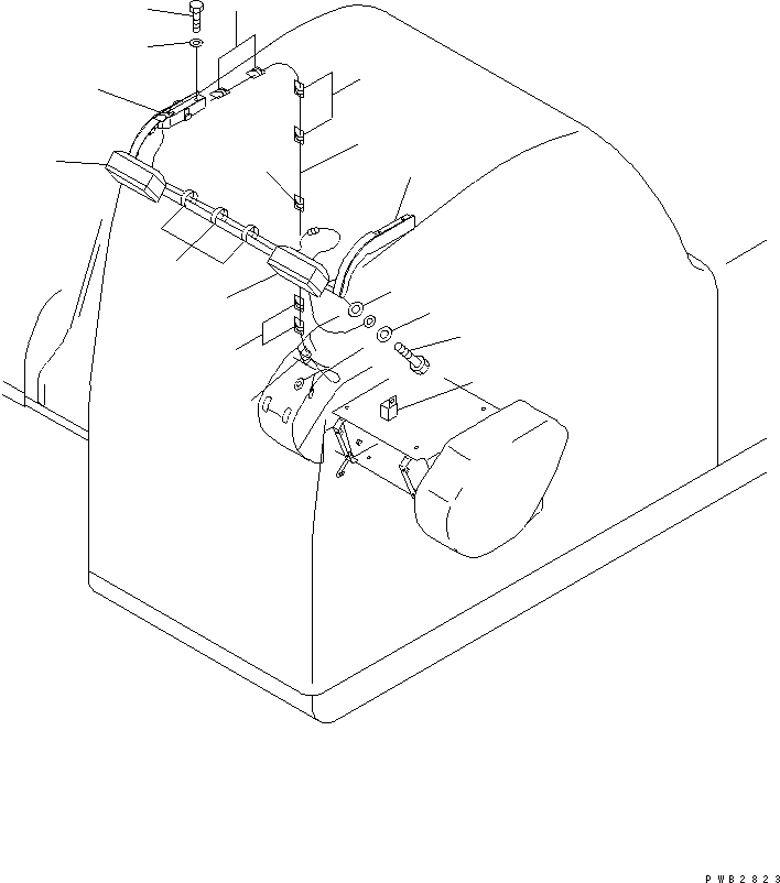 Жгут проводов 208-06-61290 KOMATSU