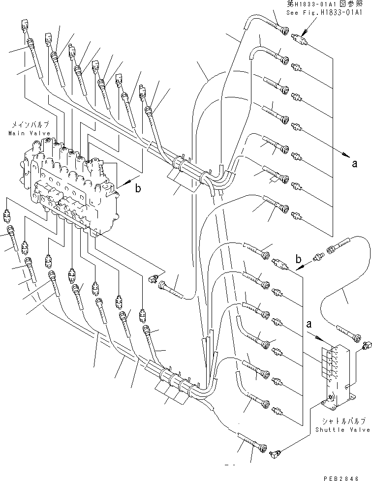 HOSE, 675MM 208-62-61640 KOMATSU
