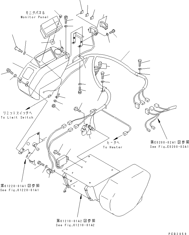 Жгут проводов 207-06-61521 KOMATSU
