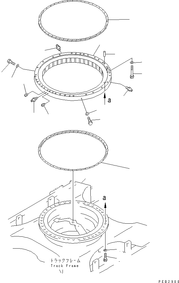 SWING CIRCLE 208-25-61200 KOMATSU