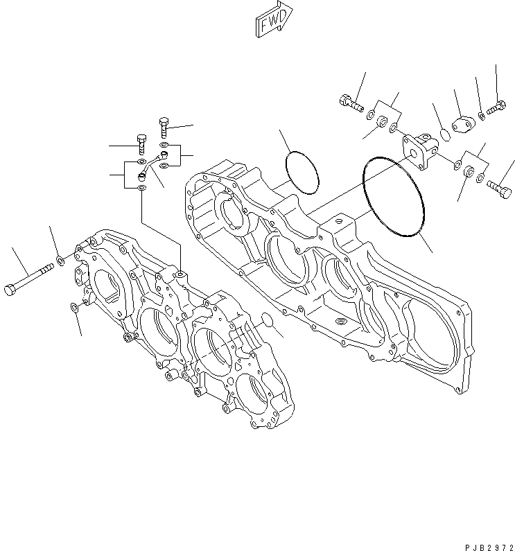 Трубка 156-38-11430 KOMATSU