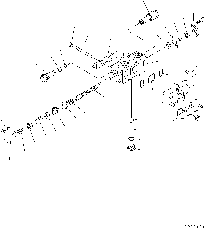 Предохранительный клапан (700-21-62000) KOMATSU