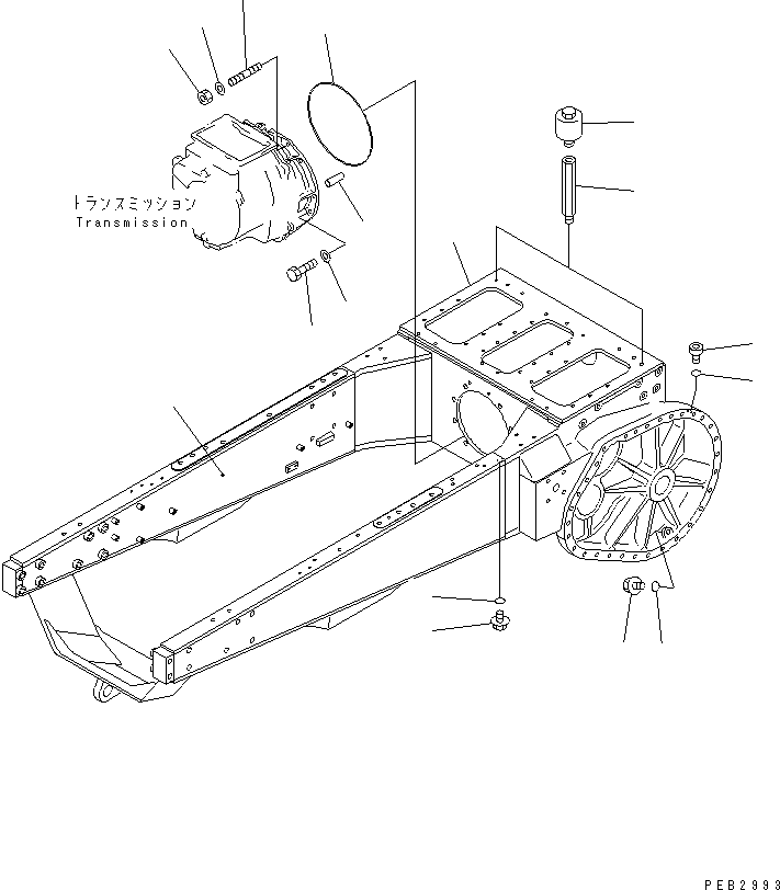Корпус 156-21-21110 KOMATSU