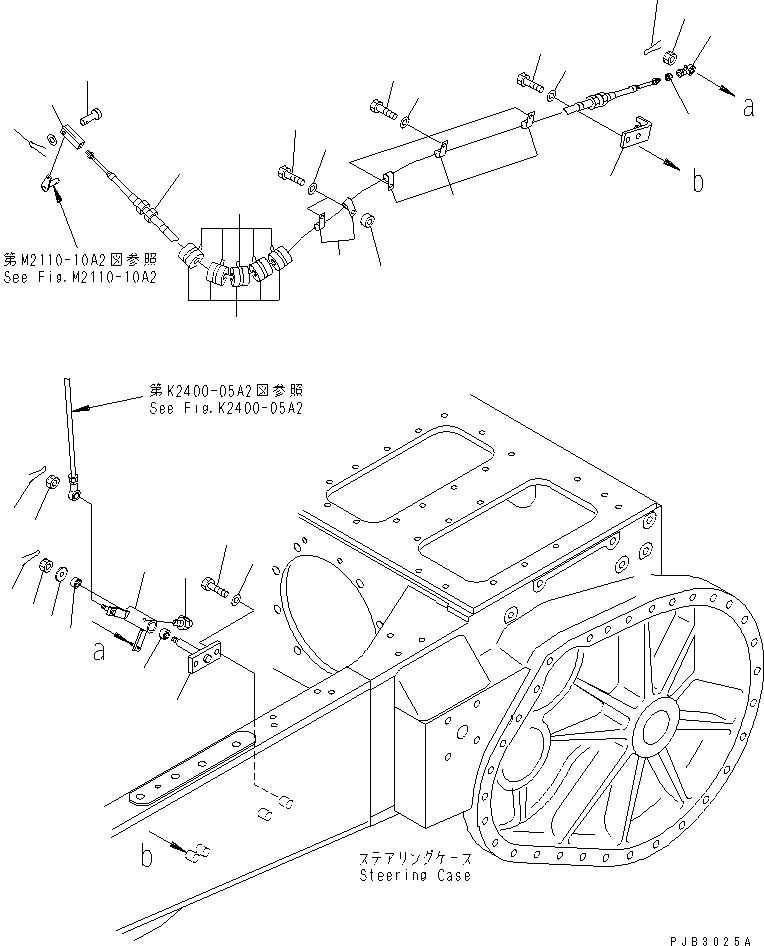 Кабель 154-03-24220 KOMATSU