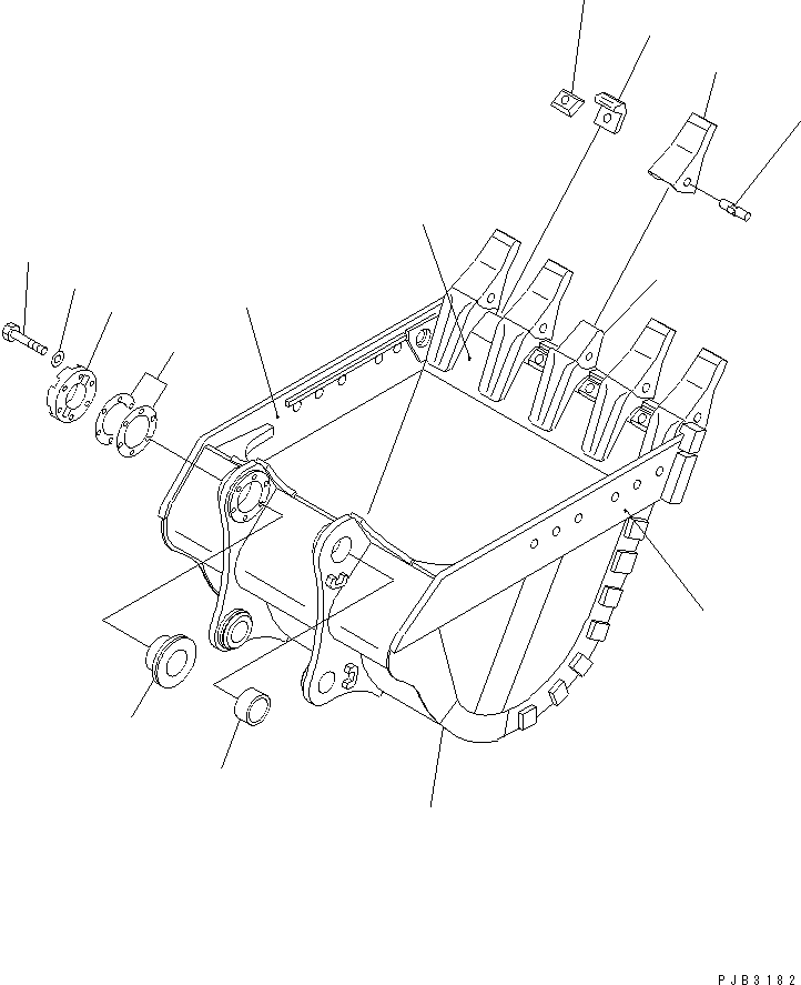 Ковш 209-939-5250 KOMATSU