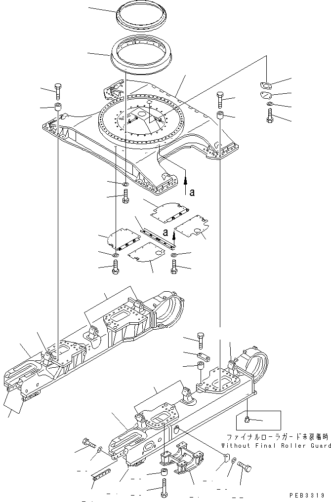 FRAME,CENTER 21N-30-17310 KOMATSU