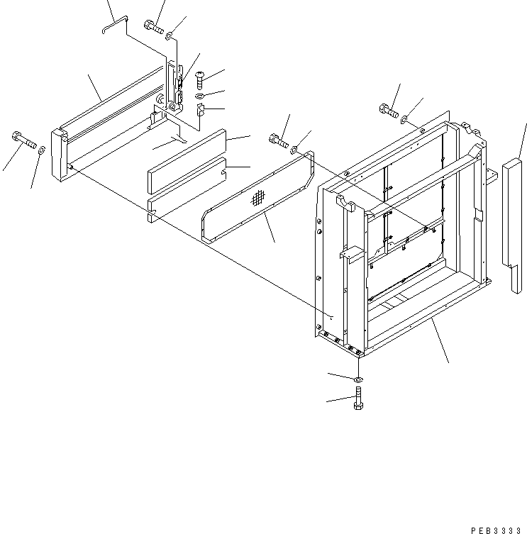 Ограждение 21N-03-11331 KOMATSU