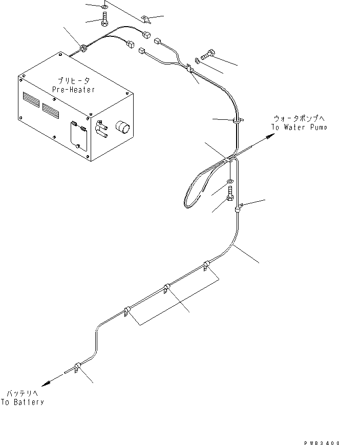 WIRING ASS'Y 207-977-6320 KOMATSU