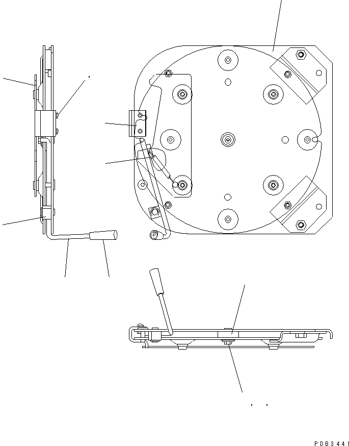 Упорное кольцо BS150247 KOMATSU