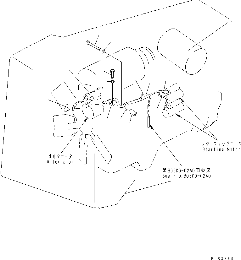 WIRING HARNESS,(AUSTRALIA SPEC.) 195-06-47140 KOMATSU