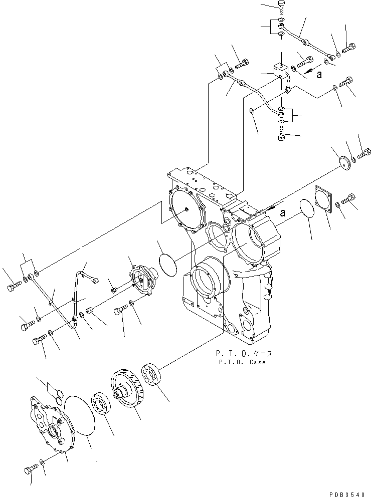 Гидротрансформатор в сборе (711-60-22070) KOMATSU