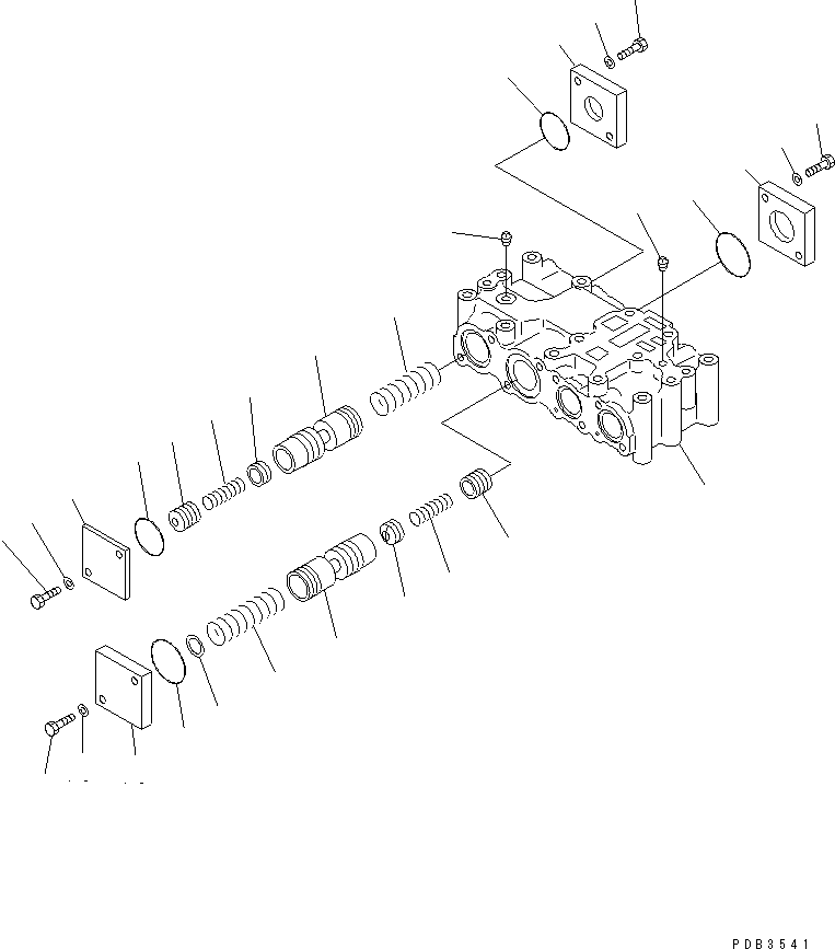 Клапан в сборе 711-66-00303 KOMATSU
