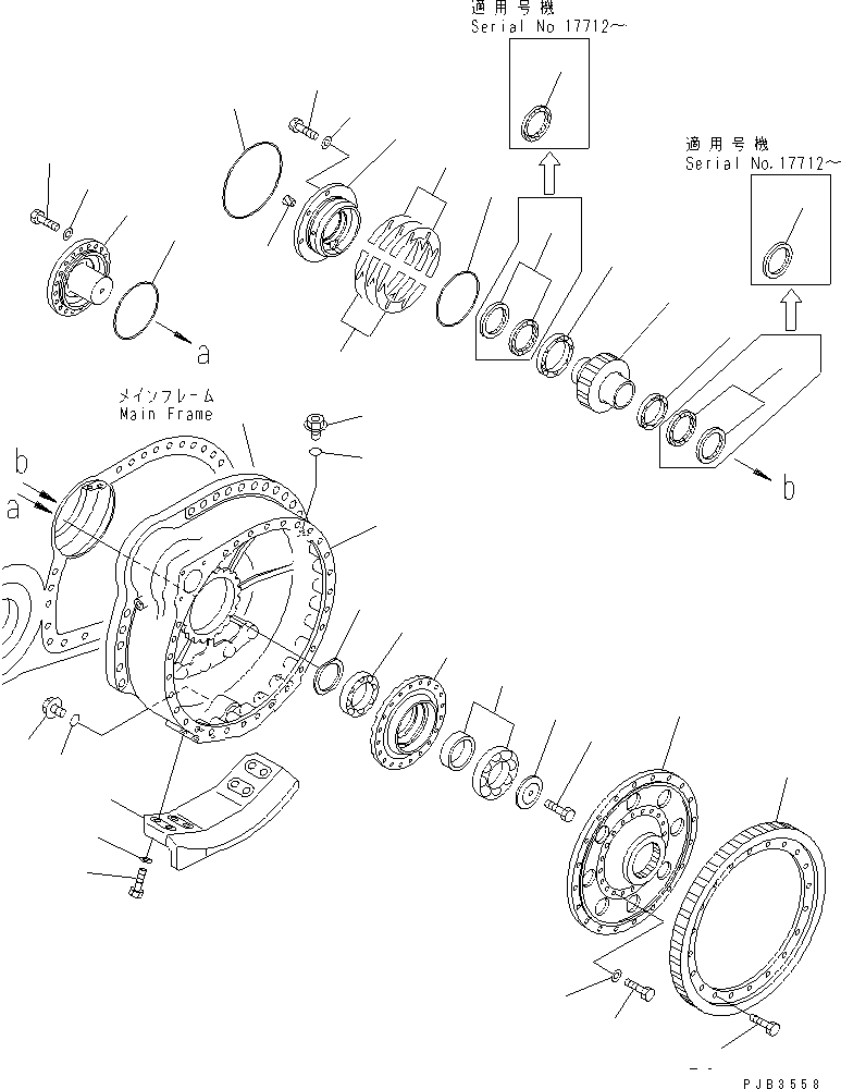 FINAL DRIVE ASS'Y,L.H. (195-27-00542) KOMATSU