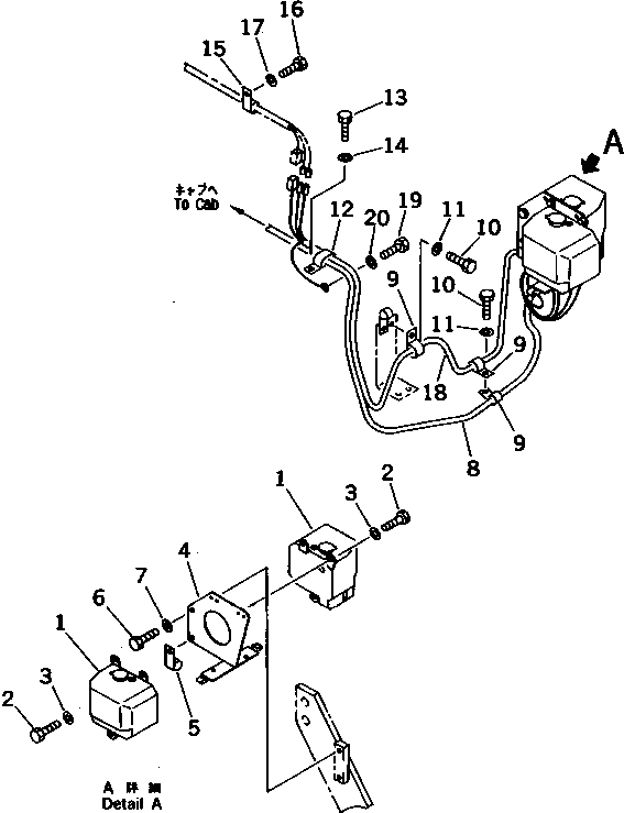 WIRING HARNESS,(AUSTRALIA SPEC.) 195-06-47240 KOMATSU