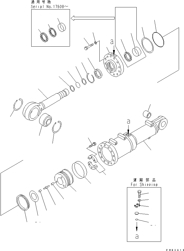 Головка цилиндров 707-27-25080 KOMATSU