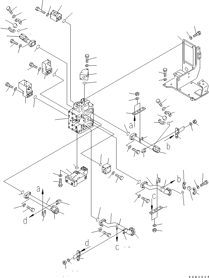 Клапан в сборе (709-62-12101) KOMATSU