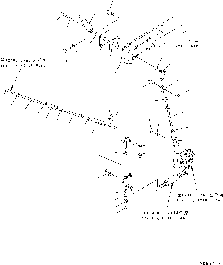 Рычаг 195-43-45351 KOMATSU