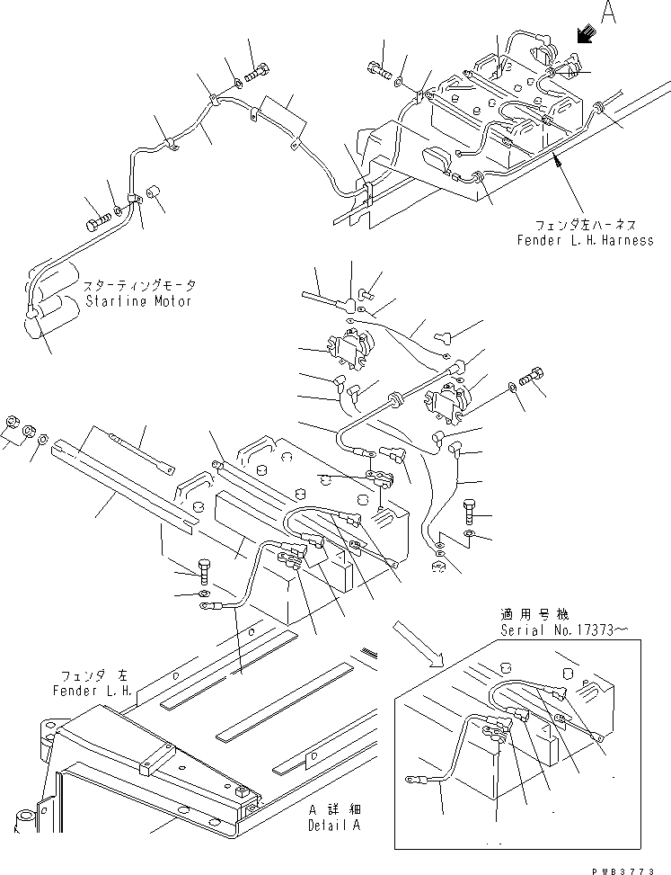 WIRING HARNESS,(AUSTRALIA SPEC.) 195-06-47260 KOMATSU
