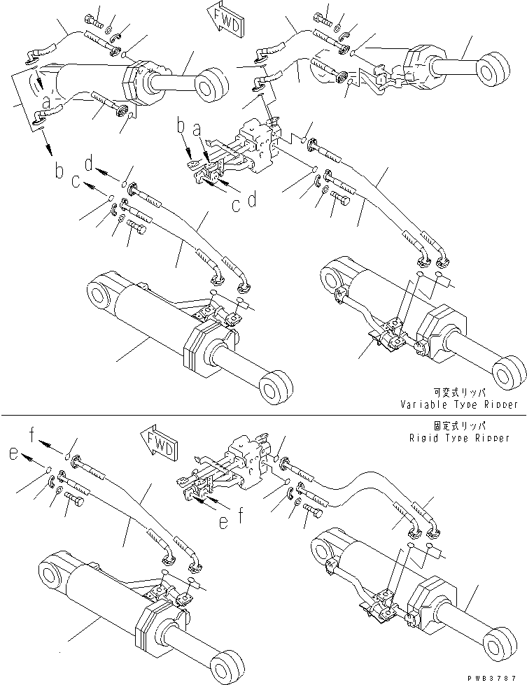 CYLINDER GROUP,(B) (195-63-X8151) KOMATSU
