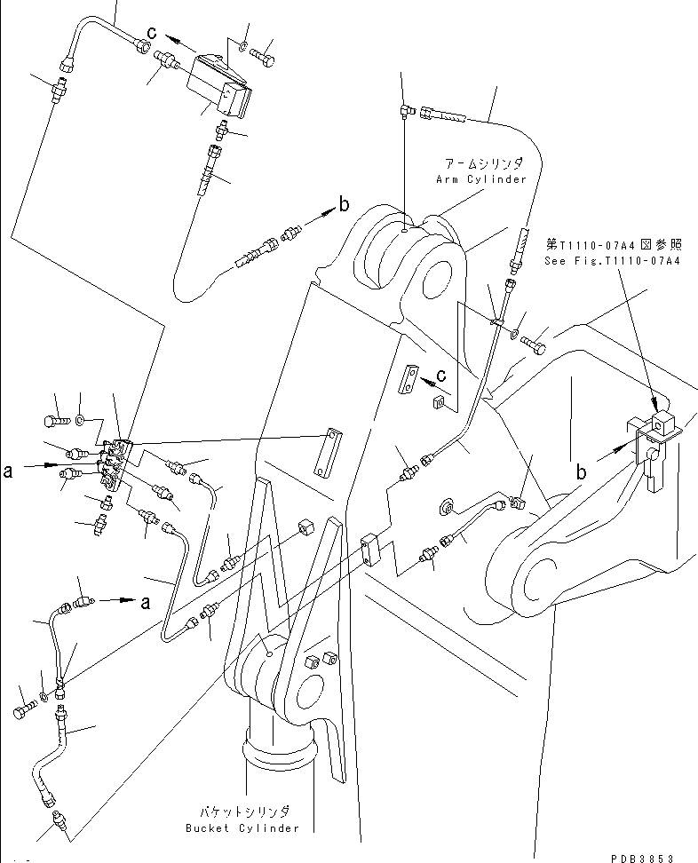 Шланг 07121-20314 KOMATSU