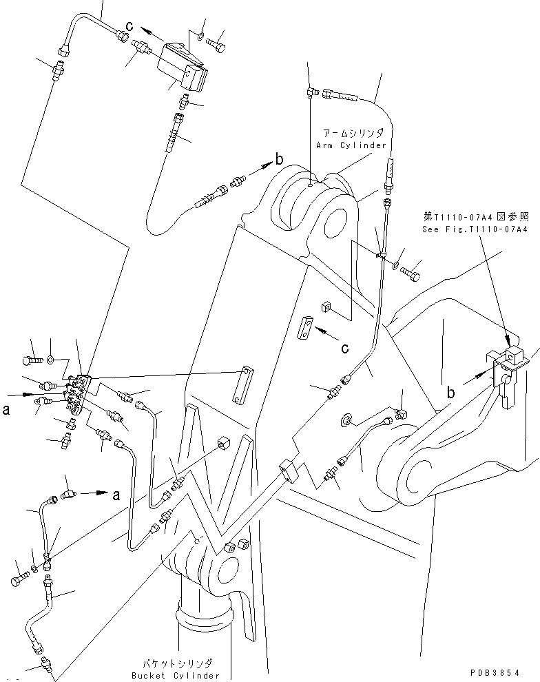 Трубка 207-70-65840 KOMATSU