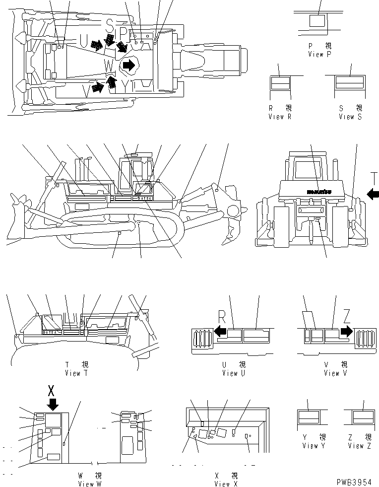 PLATE, SAFETY,FIRE PREVENTION 09666-00700 KOMATSU